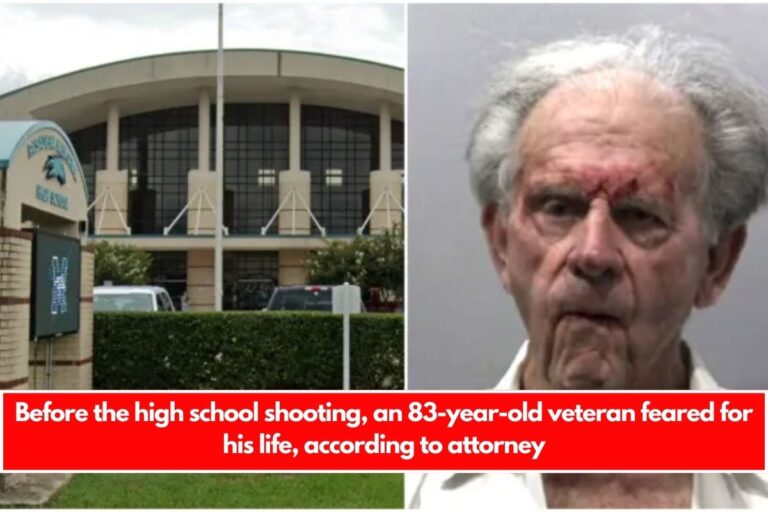 Before the high school shooting, an 83-year-old veteran feared for his life, according to attorney