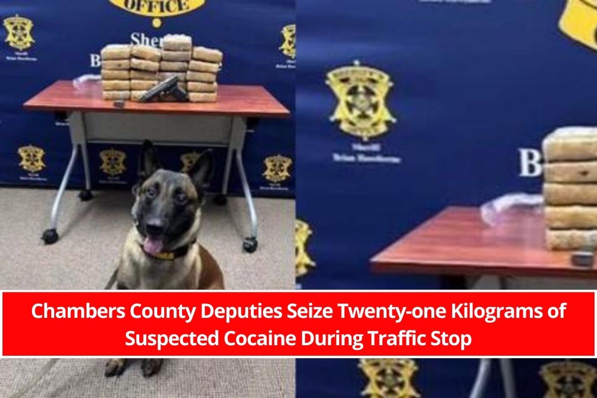 Chambers County Deputies Seize Twenty-one Kilograms of Suspected Cocaine During Traffic Stop