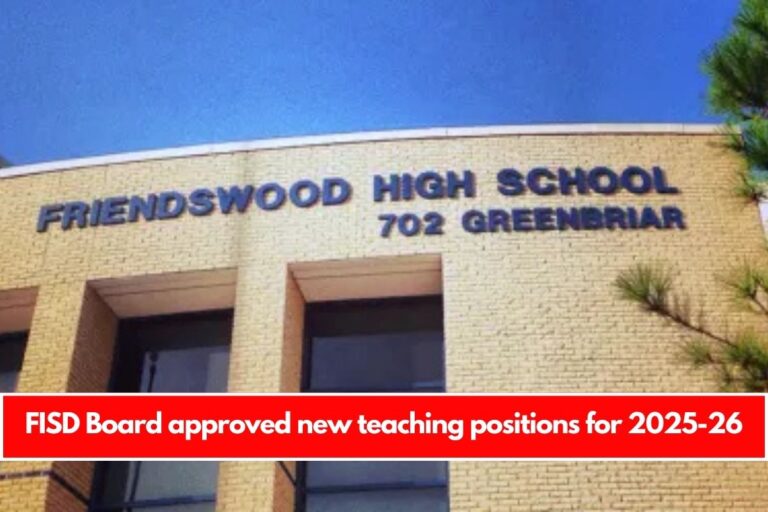 FISD Board approved new teaching positions for 2025-26