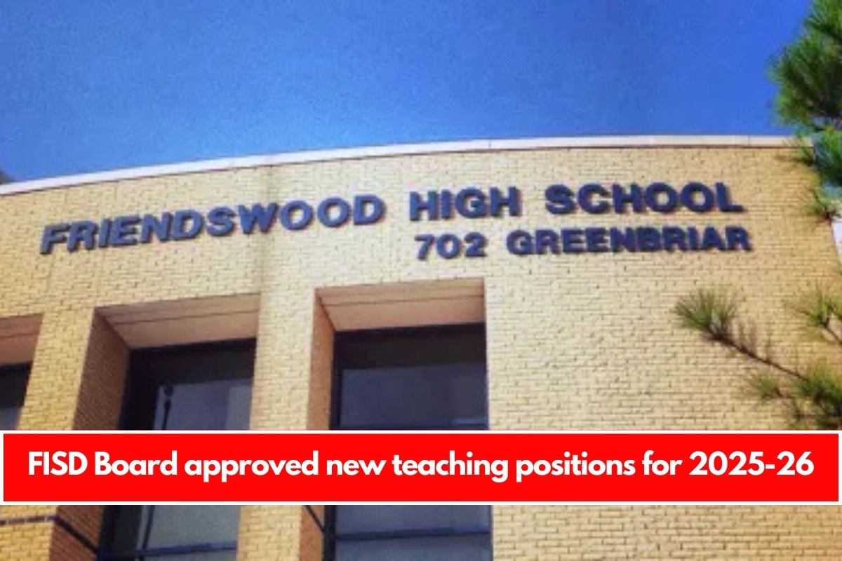 FISD Board approved new teaching positions for 2025-26