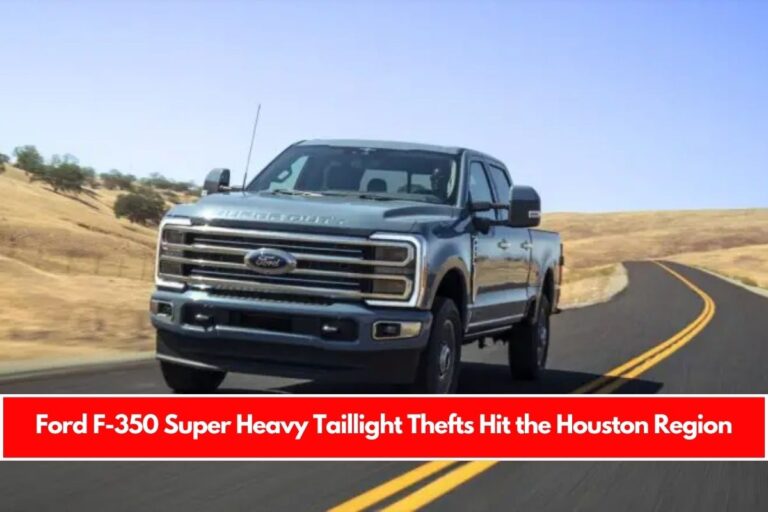 Ford F-350 Super Heavy Taillight Thefts Hit the Houston Region