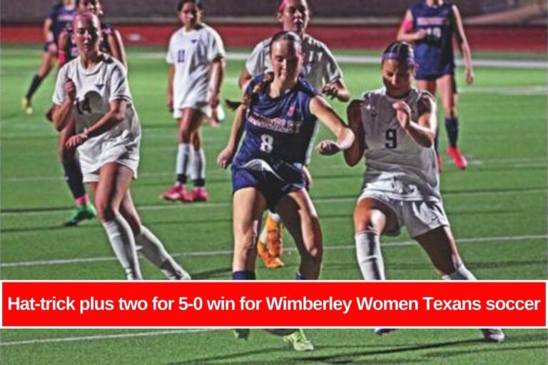 Hat-trick plus two for 5-0 win for Wimberley Women Texans soccer