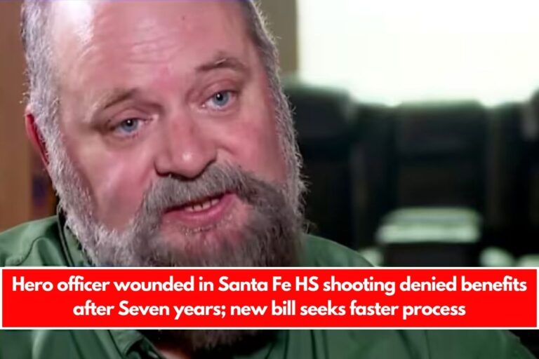 Hero officer wounded in Santa Fe HS shooting denied benefits after Seven years; new bill seeks faster process