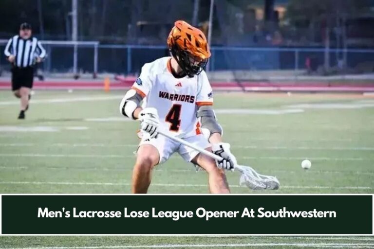 Men's Lacrosse Lose League Opener At Southwestern