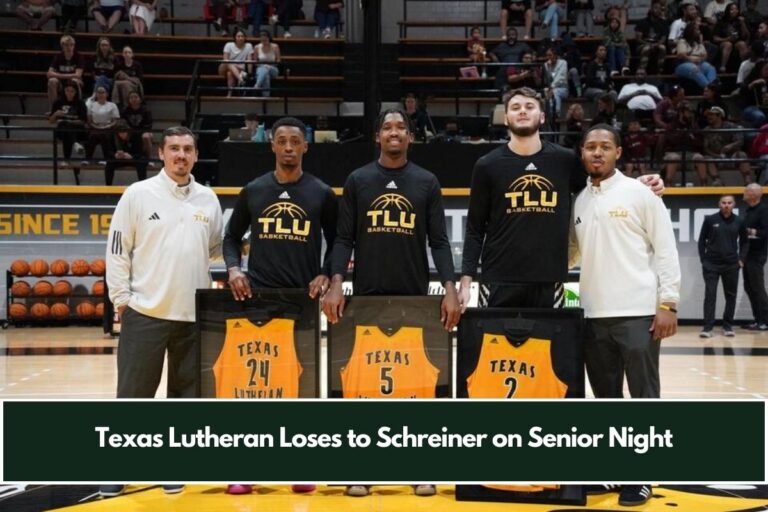 Texas Lutheran Loses to Schreiner on Senior Night