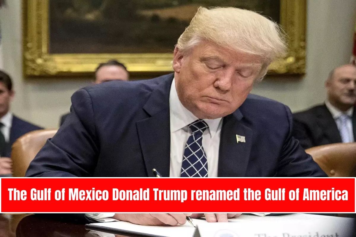 The Gulf of Mexico Donald Trump renamed the Gulf of America