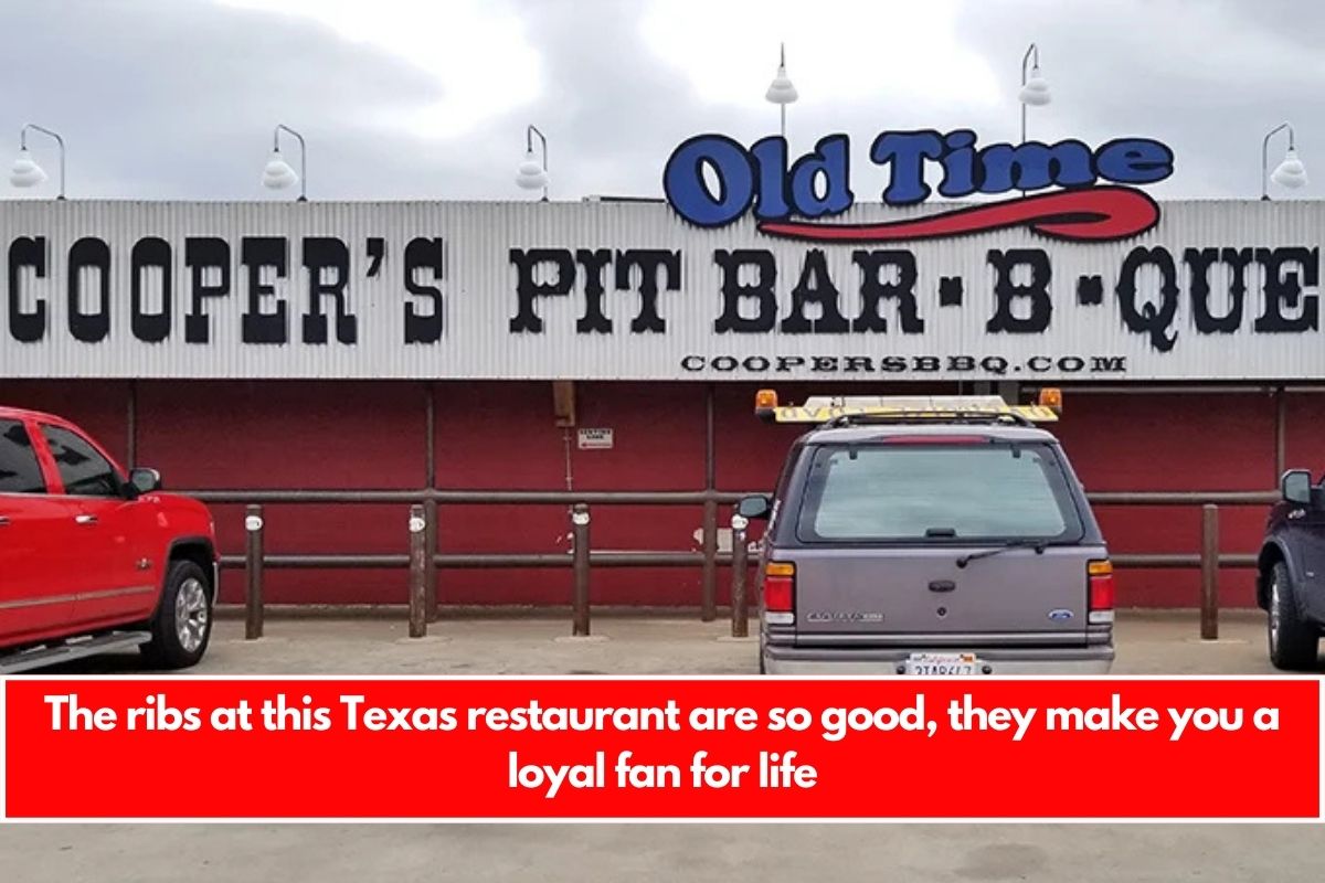 The ribs at this Texas restaurant are so good, they make you a loyal fan for life