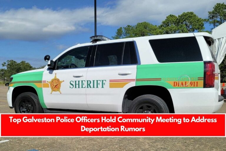 Top Galveston Police Officers Hold Community Meeting to Address Deportation Rumors